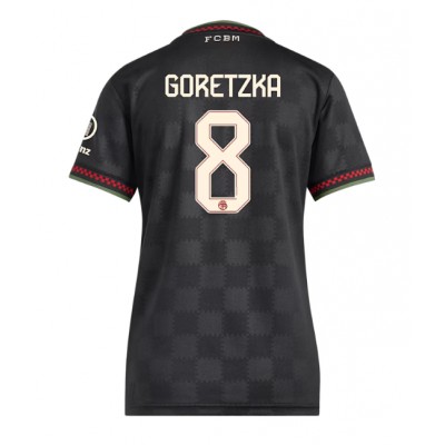 Bayern Munich Leon Goretzka #8 Tredjedrakt Dame 2025-26 Kortermet Bayern Munich Leon Goretzka #8 Tredjedrakt Dame 2025-26 Kortermet